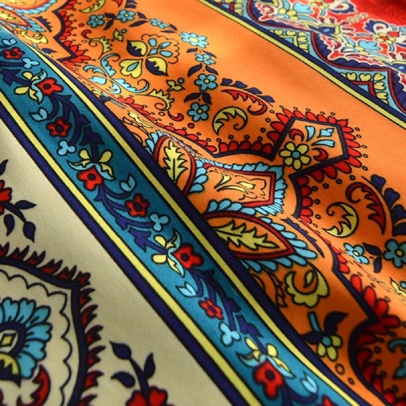 D DODOU Dodou Boho Style Bedding Set Boho Duvet Cover Set Bohemian Bedding Set 3psc (Queen) - Image 3